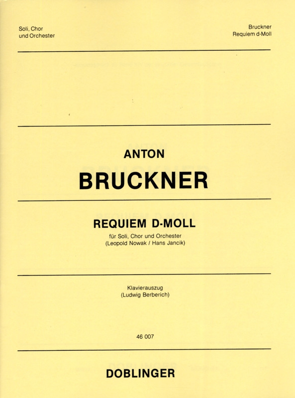 Requiem d-Moll. Voz y piano. Bruckner
